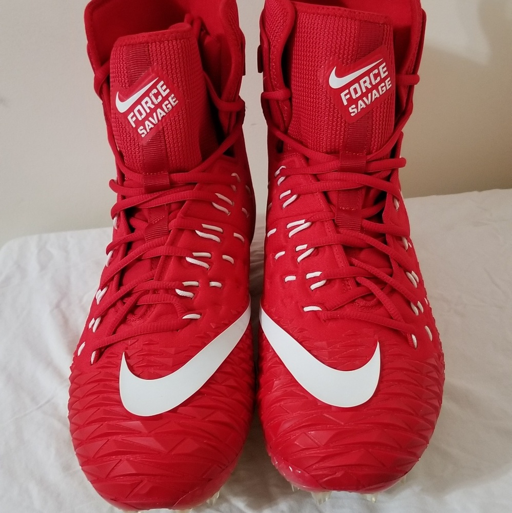 Nike Force Savage Pro TD "Red/White" size 12 - Picture 3 of 4